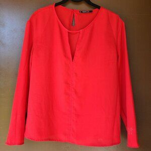 MNG Mango Red Blouse XXS